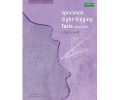 KNYGA Bookshop Specimen Sight-Singing Tests, Grades 6-8