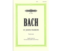 KNYGA Bookshop St. John Passion BWV 245 (Vocal Score in English)