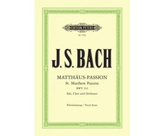 KNYGA Bookshop St. Matthew Passion BWV 244 (Vocal Score)