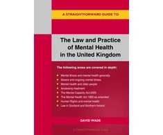 KNYGA Bookshop Straightforward Guide to the Law and Practice of Mental Health in the UK