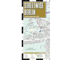 KNYGA Bookshop Streetwise Berlin Map - Laminated City Center Street Map of Berlin, Germany