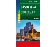 KNYGA Bookshop Sweden South Road and Leisure Map