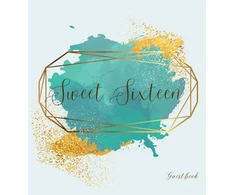 KNYGA Bookshop Sweet sixteen guest book, party Guest book, birthday party guest book to sign