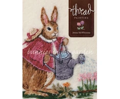 KNYGA Bookshop Thread Painting: Bunnies in My Garden