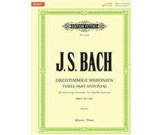 KNYGA Bookshop Three-part Sinfonias (Inventions) BWV 787-801 for Piano