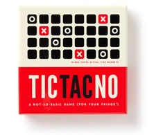KNYGA Bookshop Tic Tac No Magnetic Šaldytuvas Game