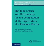KNYGA Bookshop Toda Lattice and Universality for the Computation of the Eigenvalues of a Random Matrix