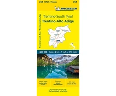 KNYGA Bookshop Trentino - Michelin Local Map 354