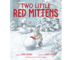 KNYGA Bookshop Two Little Raudona Mittens