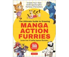 KNYGA Bookshop Ultimate Guide to Drawing Manga Action Furries