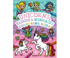KNYGA Bookshop Unicorns, Fairies and Mermaids Colouring Book