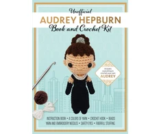 KNYGA Bookshop Unofficial Audrey Hepburn Book and Crochet Kit
