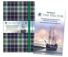 KNYGA Bookshop Waverley (L): Ship Hector Tartan Cloth Large Notebook