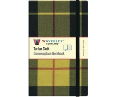 KNYGA Bookshop Waverley Notebooks: Macleod of Lewis Tartan Cloth Commonplace Large Notebook