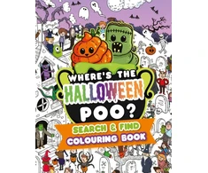 KNYGA Bookshop Where's the Halloween Poo? Search &amp; Find Colouring Book
