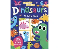 KNYGA Bookshop Window Sticker Dinosaurs