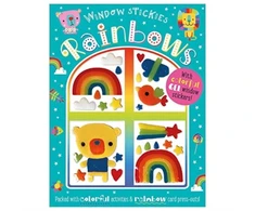 KNYGA Bookshop Window Stickies Rainbows