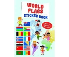KNYGA Bookshop World Flag Sticker Book