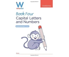 KNYGA Bookshop WriteWell 4: Capital Letters and Numbers, Year 1, Ages 5-6