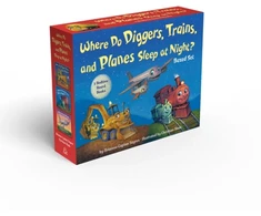 KNYGA Brianna Caplan Sayres Where Do Diggers, Trains, and Planes Sleep at Night?