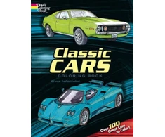 KNYGA Bruce Lafontaine Classic Cars Coloring Book