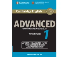 KNYGA Cambridge English Advanced 1 for Revised Exam from 2015 Student's Book with Answers