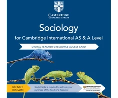 KNYGA Caroline Oneill Cambridge International AS &amp; A Level Sociology Digital Teacher's Resource Access Card