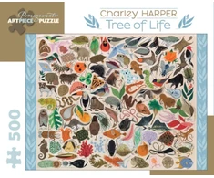 KNYGA Charley Harper Tree of Life 500-Piece Jigsaw Puzzle