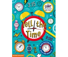 KNYGA Chez Picthall Tell The Time Sticker Book