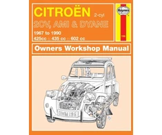KNYGA Citroen 2CV, Ami &amp; Dyane (67 - 90) Haynes Repair Manual