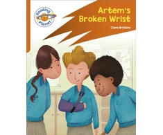 KNYGA Clare Bristow Reading Planet: Rocket Phonics – Target Practice - Artem's Broken Wrist - Oranžinis