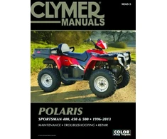 KNYGA Clymer Publications Polaris 400, 450 &amp; 500 Sportsman ATV (1996-2013) Service Repair Manual
