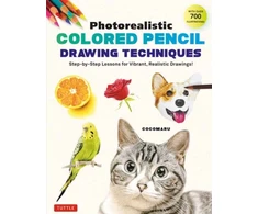 KNYGA Cocomaru Photorealistic Colored Pieštukas Drawing Techniques