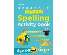 KNYGA Collins Collins Scrabble SCRABBLE™ Junior Spelling Activity Book Age 8-9