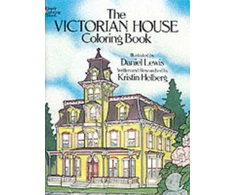 KNYGA Daniel Lewis The Victorian House Colouring Book