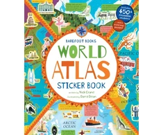 KNYGA David Dean World Atlas Sticker Book