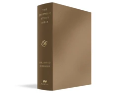 KNYGA David Jeremiah Jeremiah Study Bible, ESV, Bronze LeatherLuxe®