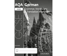 KNYGA David Riddell AQA GCSE German Higher Grammar, Vocabulary &amp; Translation Workbook for the 2016 specification (Pack of 8)