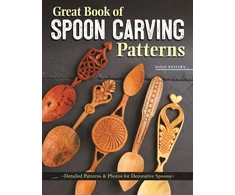 KNYGA David Western Great Book of Spoon Carving Patterns