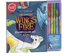 KNYGA Editors Of Klutz Wings of Fire Stained Glass Art Book