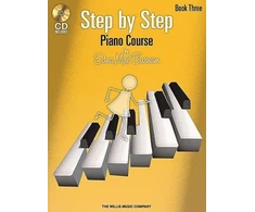 KNYGA Edna Mae Burnam Step by Step Piano Course - Book 3 with CD