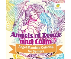 KNYGA Educando Adults Angels of Peace and Calm Angel Mandala Coloring for Seniors