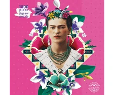 KNYGA Flame Tree Studio Adult Jigsaw Puzzle Frida Kahlo Rožinė
