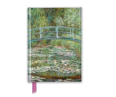 KNYGA Flame Tree Studio Claude Monet: Bridge over a Pond of Vanduo Lilies (Foiled Journal)