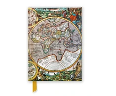 KNYGA Flame Tree Studio Pieter van den Keere: Antique Map (Foiled Journal)
