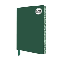 KNYGA Flame Tree Studio Racing Žalias Blank Artisan Notebook (Flame Tree Journals)