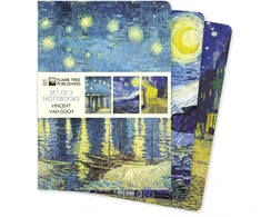 KNYGA Flame Tree Studio Vincent van Gogh Set of 3 Standard Notebooks