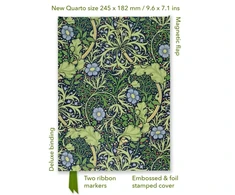KNYGA Flame Tree Studio William Morris: Seaweed (Foiled Quarto Journal)