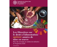 KNYGA Food and Agriculture Organization of the United Nations Les Directives sur le droit a l'alimentation: quinze annees de mise en ouvre