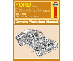 KNYGA Ford Escort Mk I Mexico, RS 1600 &amp; RS 2000 (70 - 74) Haynes Repair Manual